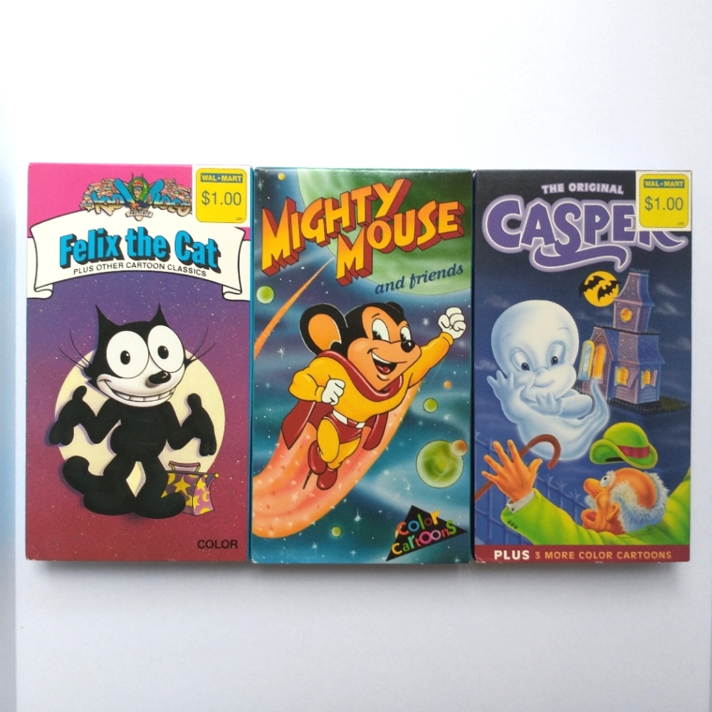 Cartoon VHS Tapes ( Vintage Cartoons )